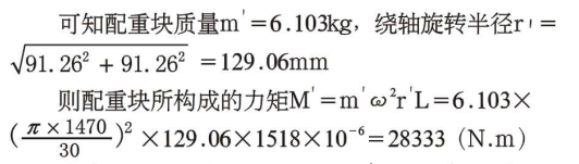 壓縮機4M16曲軸動平衡仿真分析