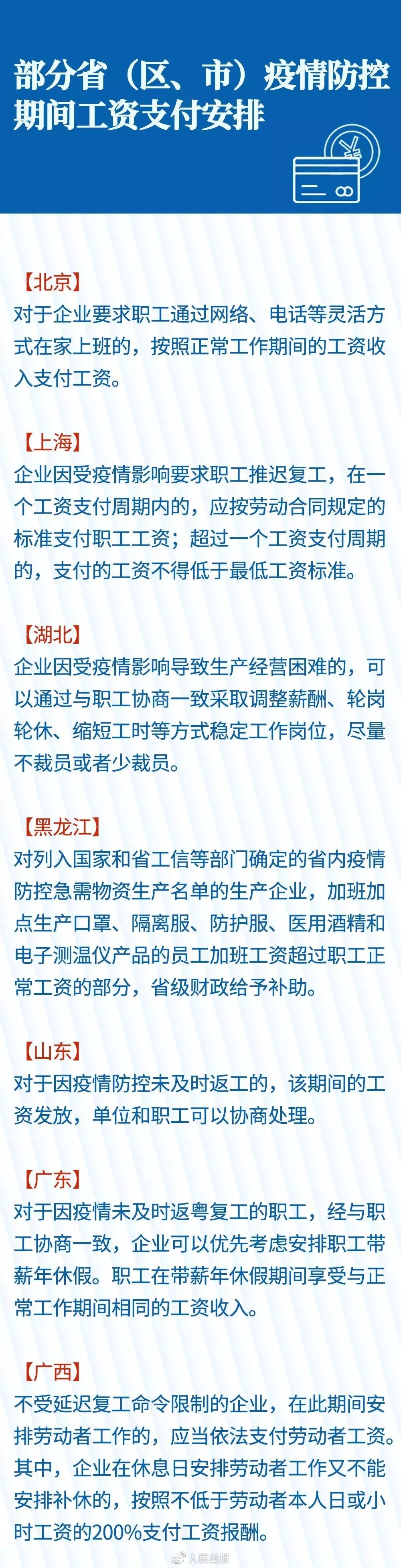 延遲復工再升級！這些企業不得于3月16日前復工，工資發放新政策來了！