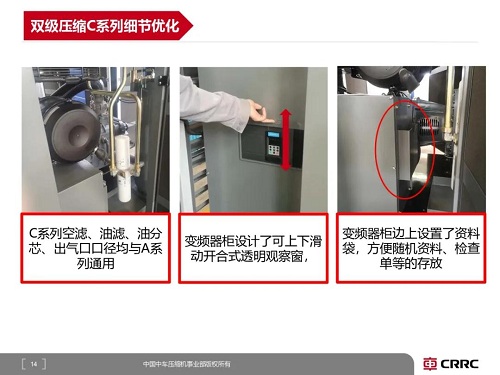 不斷推陳出新！中國中車壓縮機公司推出新款C系列雙級壓縮